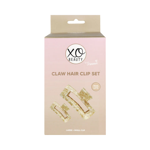 Claw Hair Clip Set | Pearl Latte