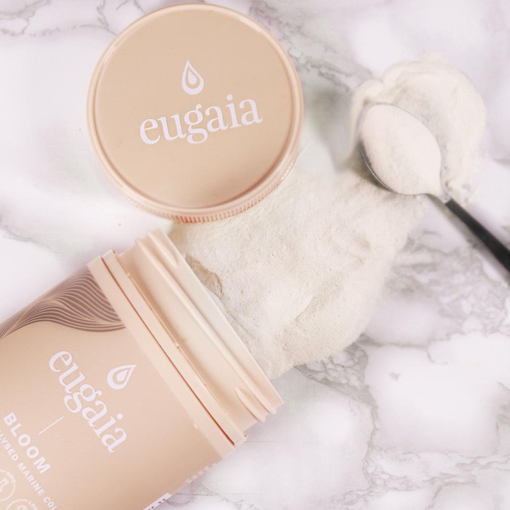 Eugaia Bloom Premium Hydrolysed Marine Collagen + | Passionfruit & Lime | 310g | 31 Serves - Eugaia