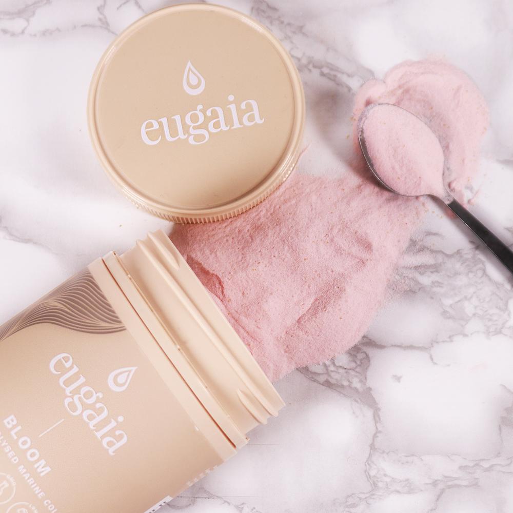 Eugaia Bloom Premium Hydrolysed Marine Collagen + | Strawberry & Lime | 310g | 31 Serves - Eugaia