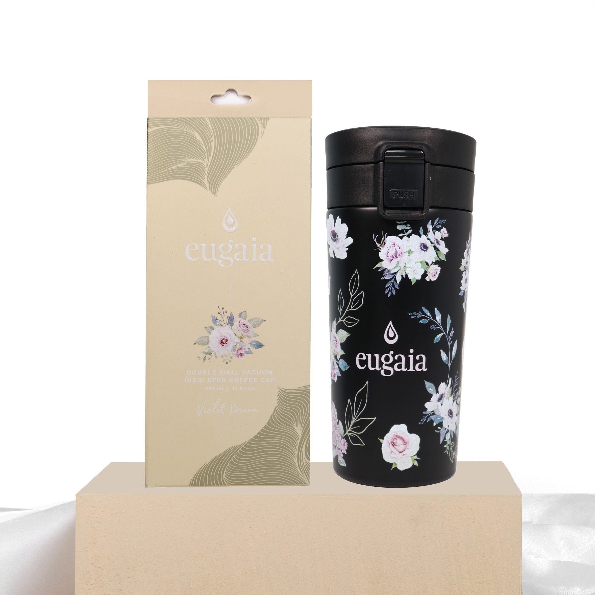 Eugaia Insulated Coffee Cup | Violet Dream | 380 ml - Eugaia