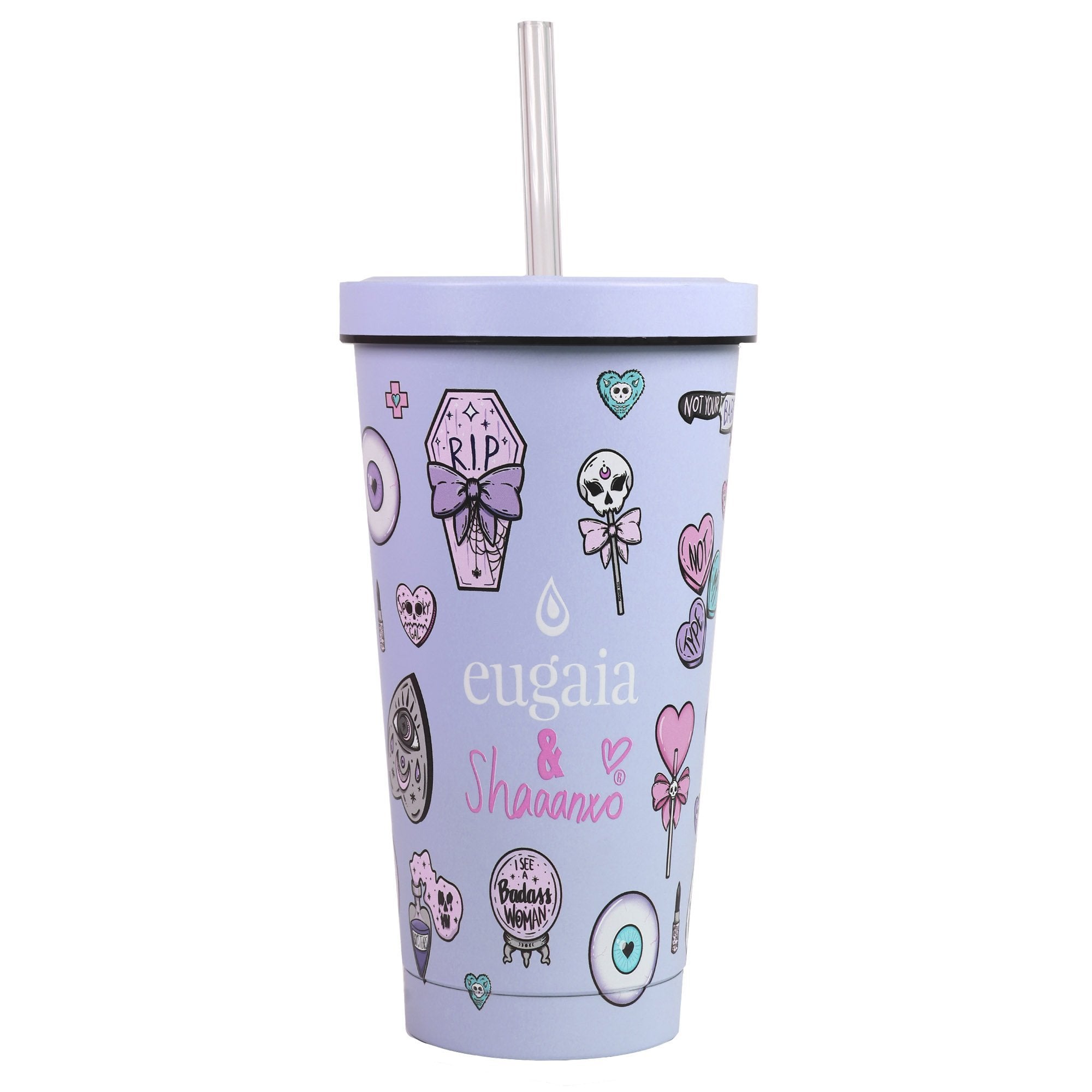Eugaia Luxe Metal Reusable Tumbler | Boy's tears | 500 ml | Shaaanxo x Eugaia - Eugaia