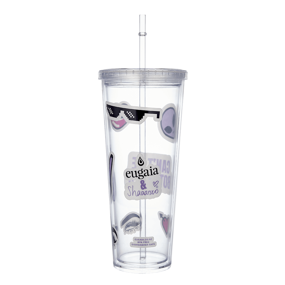 Eugaia Luxe Reusable Tumbler | Can't Be Bothered | 700 ml | Shaaanxo x Eugaia - Eugaia