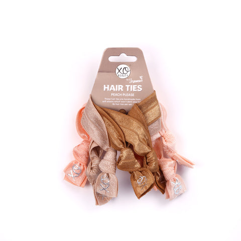 Hair Ties | Peach Please | 8 Piece Set